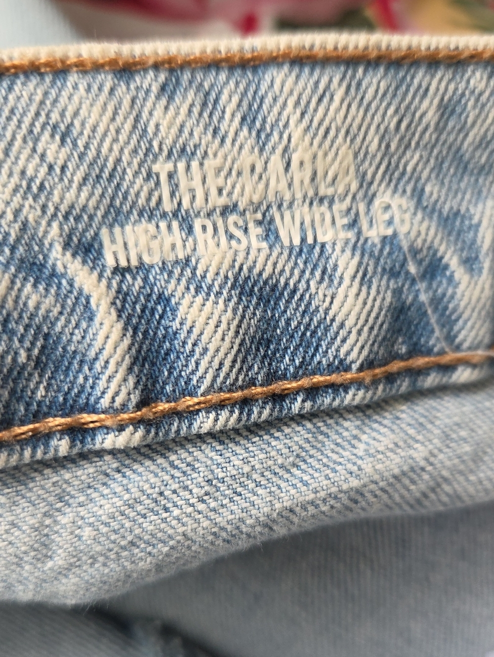 ❤️ NWOT! KENSIE CARLA HIGH RISE WIDE LEG JEANS WITH BRAIDED BELT, 6 (28) - Picture 6 of 12